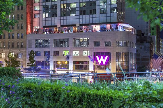 Hotel facade, fuel the night