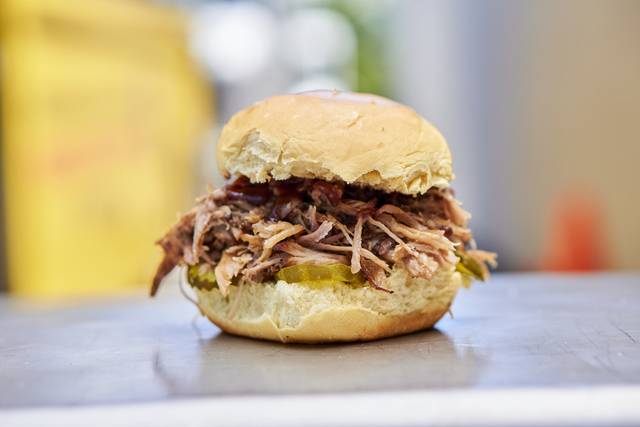 Pulled pork sandwich