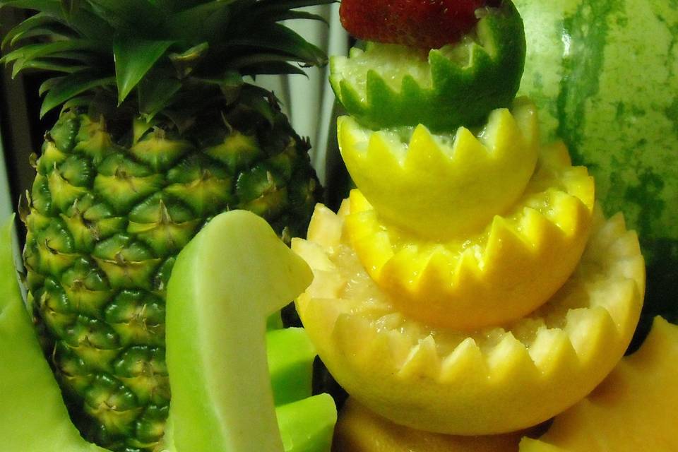 Fruit carvings