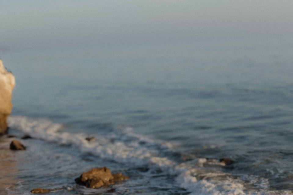 Engagement Beach Photo