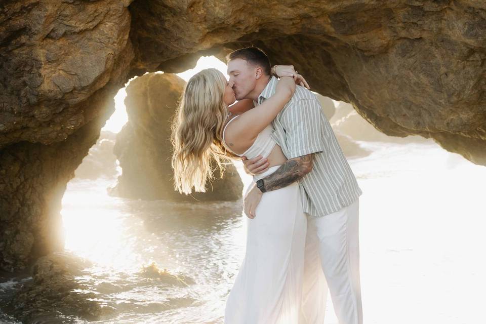 Engagement Beach Photo