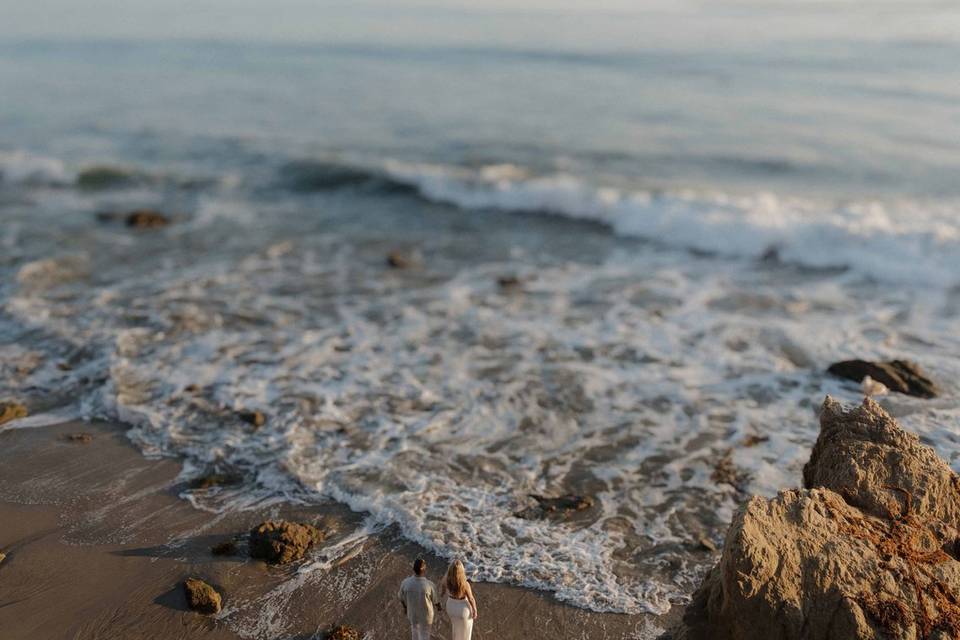 Engagement Beach Photo