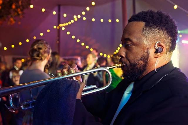 Cullen on trumpet