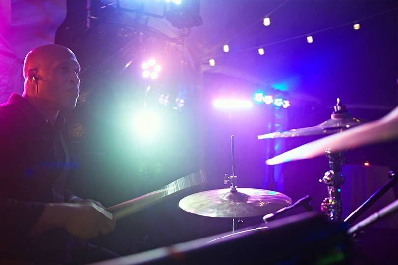 Will on drums
