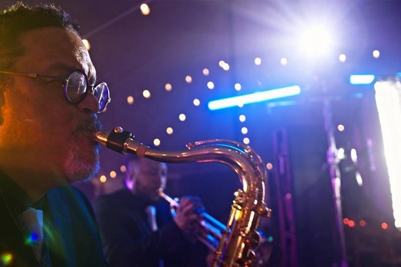 Howard on sax
