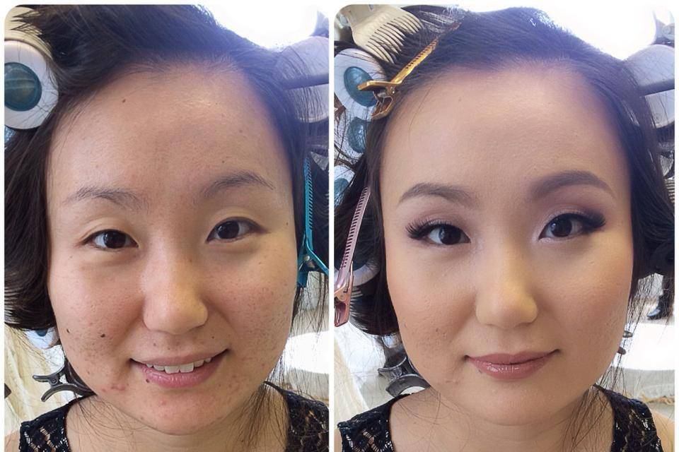 Natural look | before and after makeup