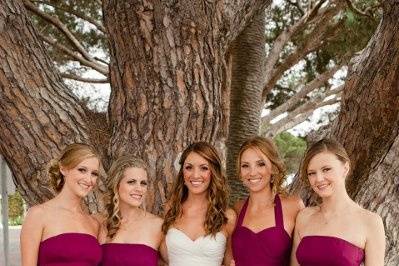 Wedding Makeup for Bride and Bridal party.