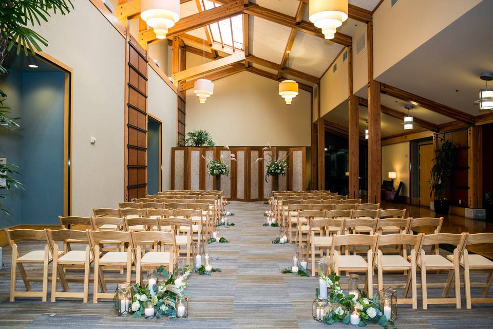 Indoor ceremony