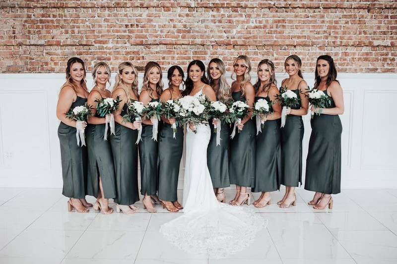 Bridal party bouquets