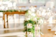 Reception flowers and decor