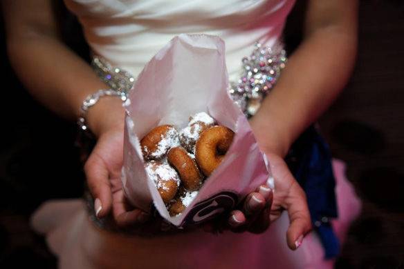 The yummy doughnuts