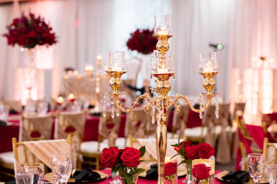 Reception decor