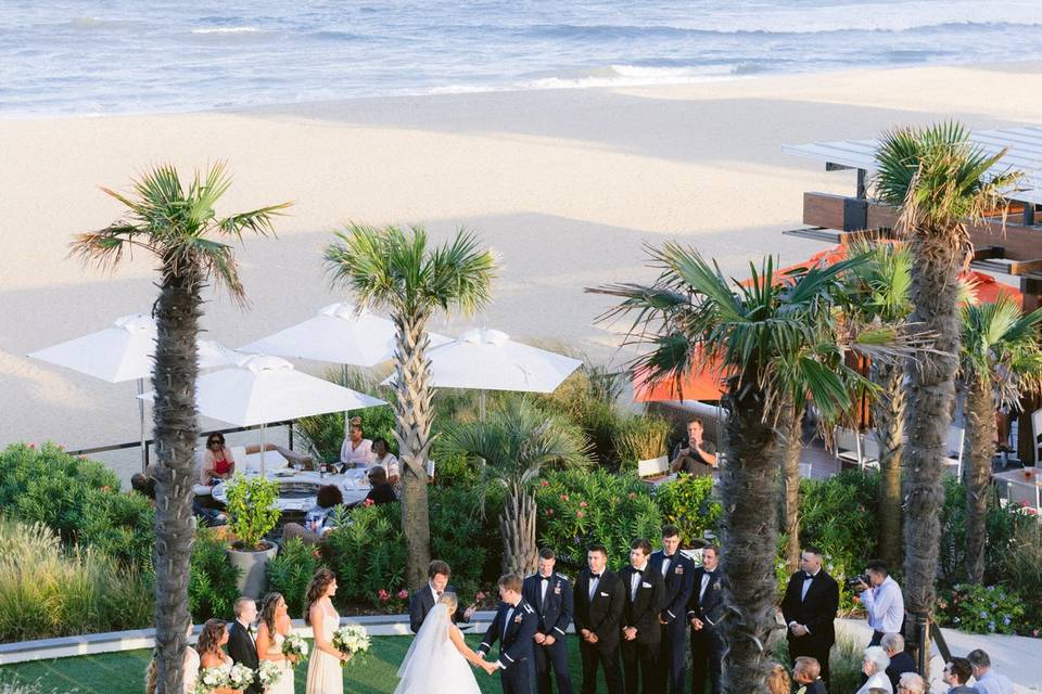 Ceremony on Virginia Beach