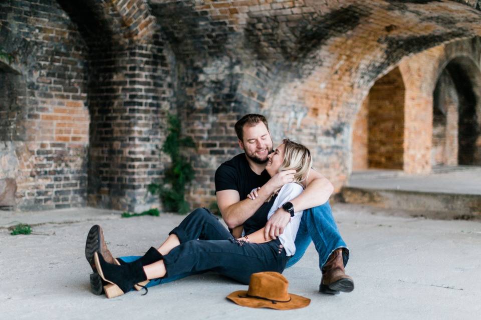 Fort Pickens Engagement Photos