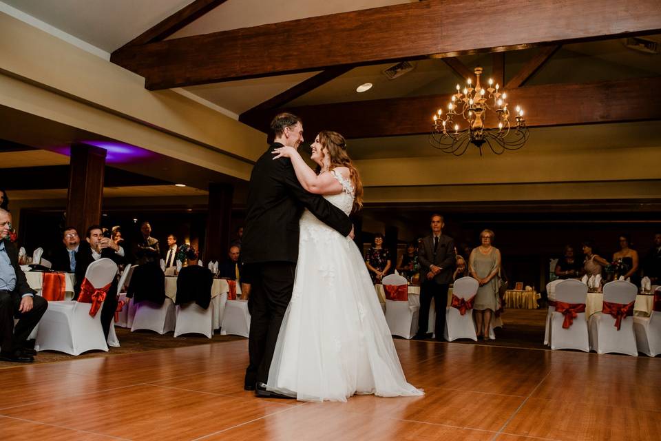 First Dance in Ballroom