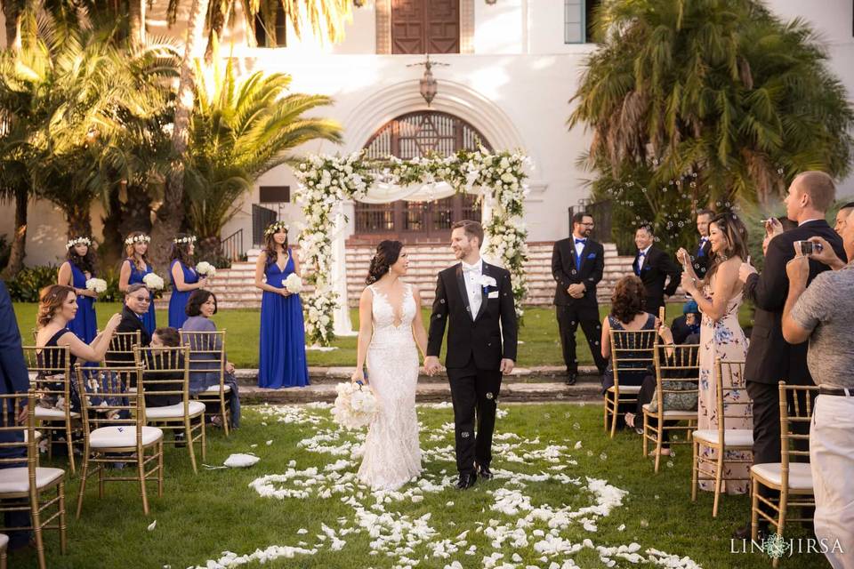 Walking down the aisle