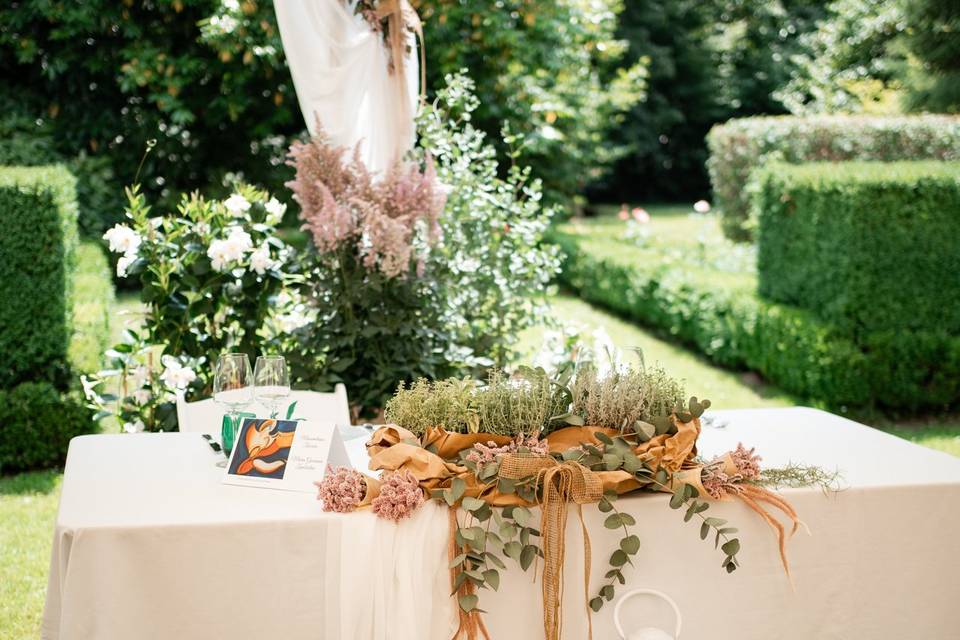 Wedding setup