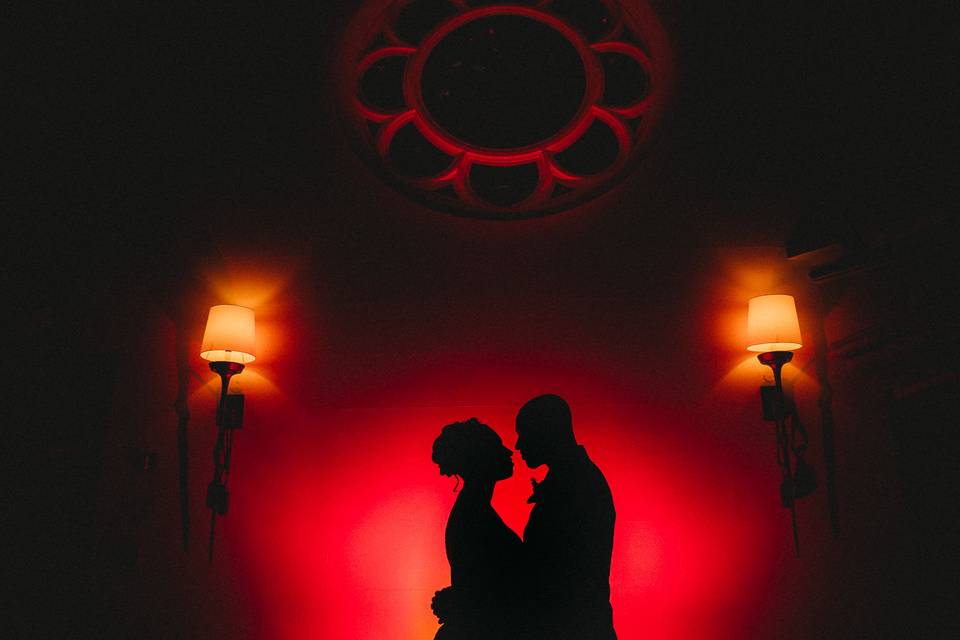 Romantic silhouette