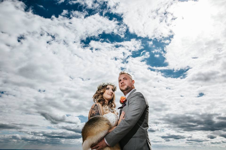 Romantic shot of couple