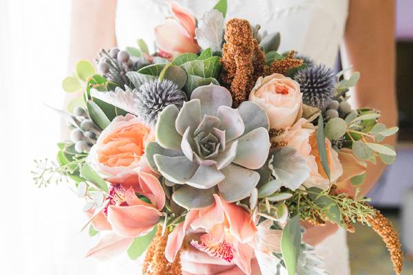 Soft and muted bouquet