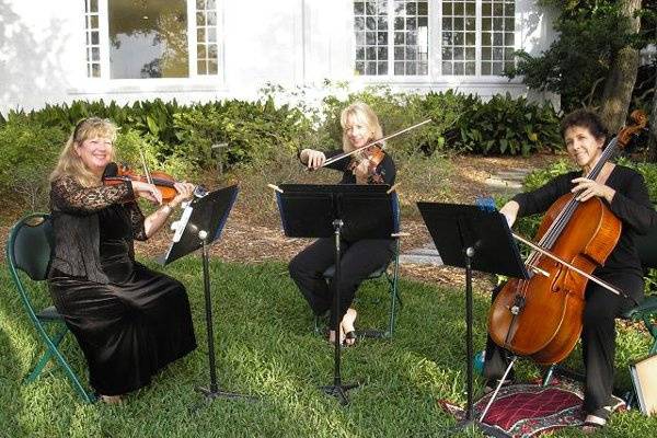 The Trio - Garden Wedding