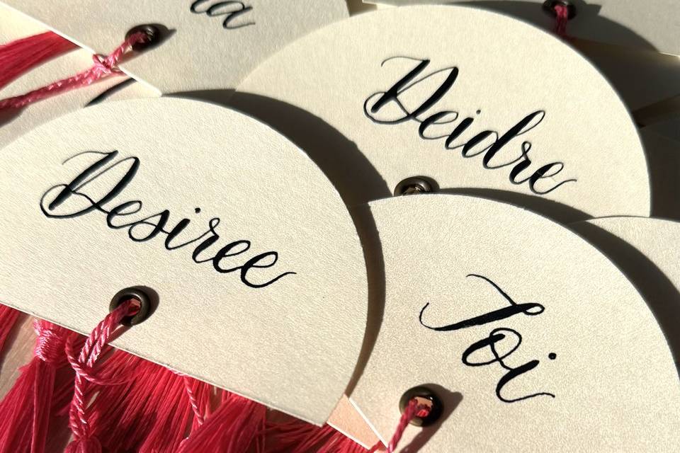 Tassel Place Cards