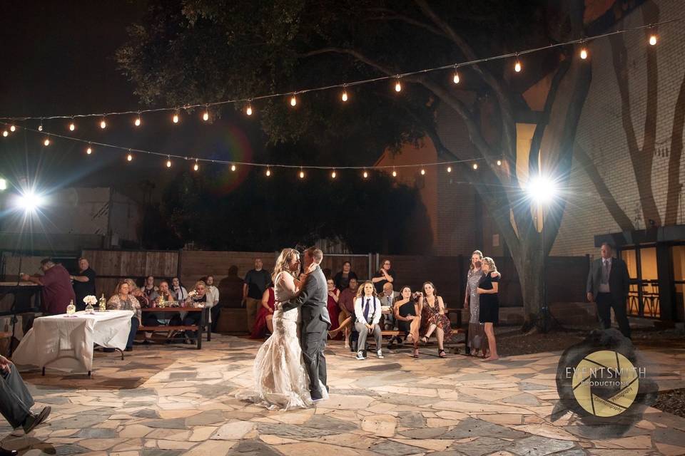 First dance on Patio