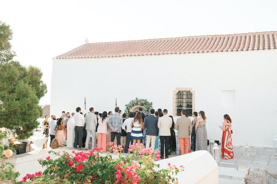 Wedding ceremony Hydra island