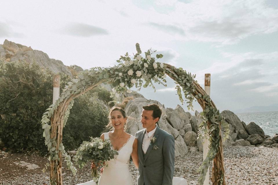 Ceremony on the beach