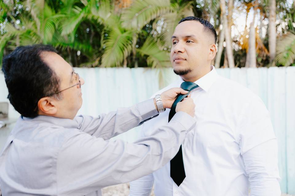Groom Getting Ready Details