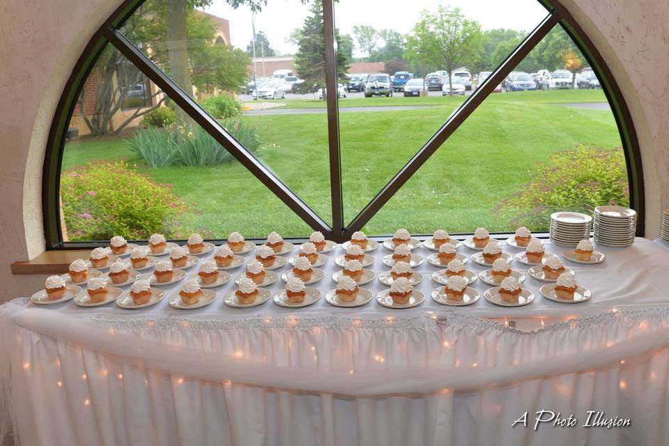 Dessert spread