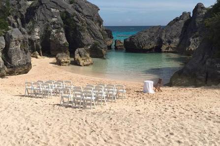 Jobson's cove bermuda destination wedding