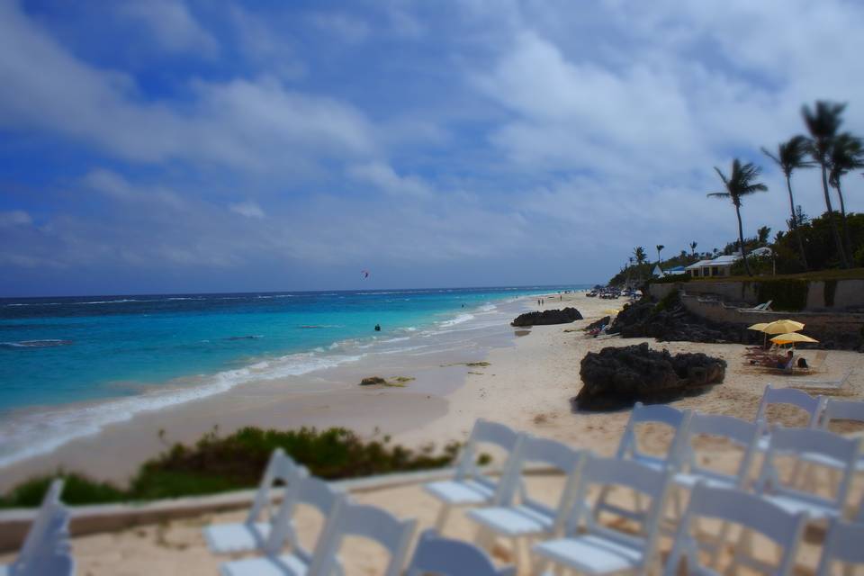 Coco reef bermuda destination wedding upper beach