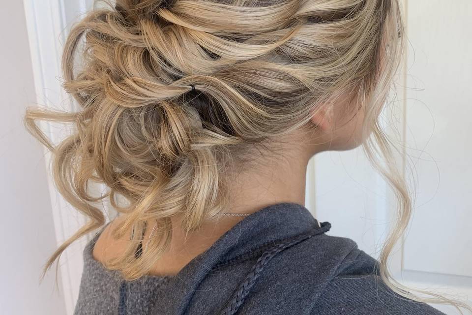 Loose updo