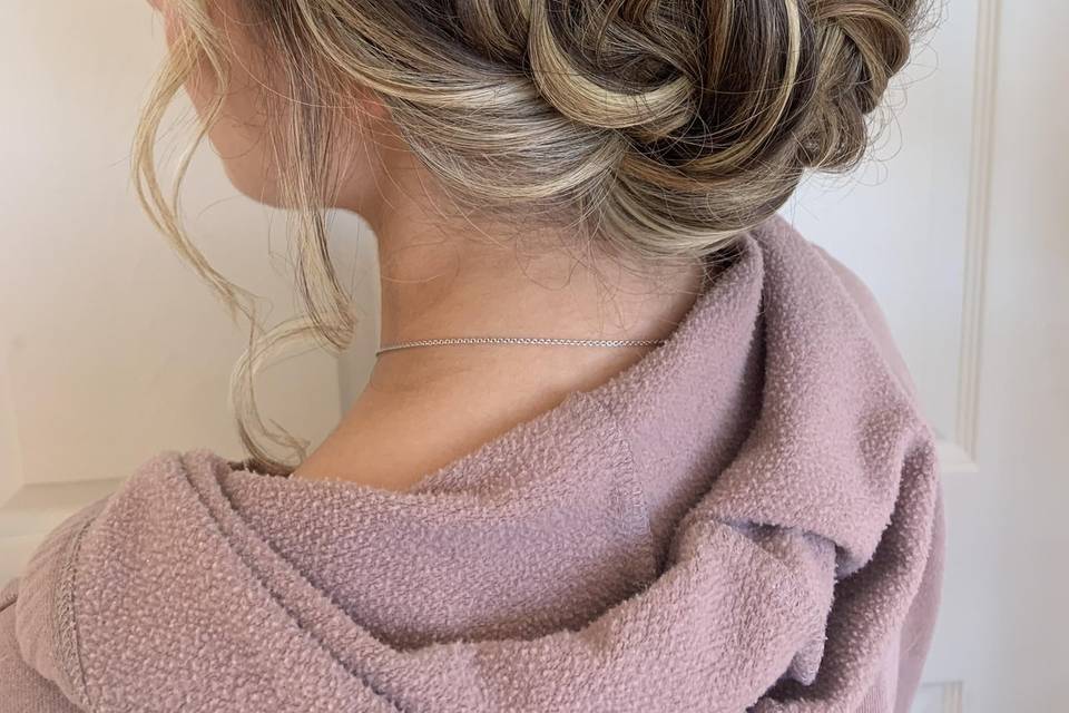 Braid updo