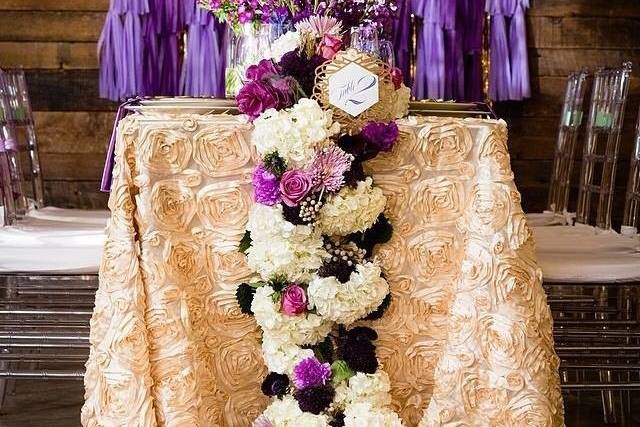 Couple's tablescape