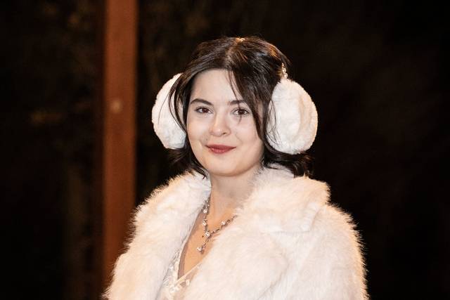 A Bride All Bundled Up!