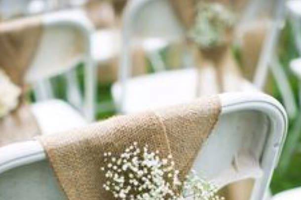 White chair and Sash