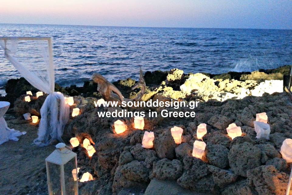 Wedding decoration full support, www.sounddesign.gr