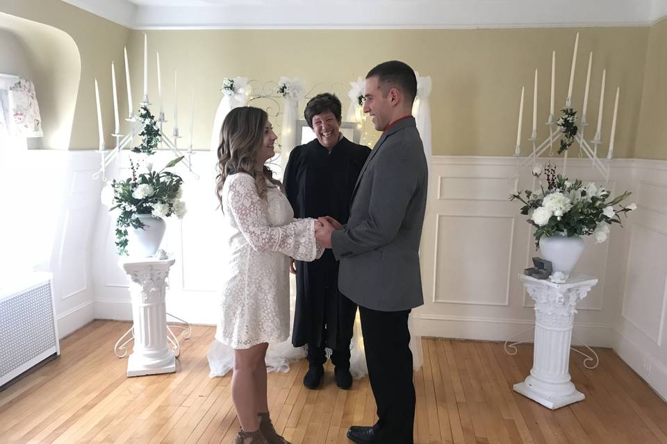 Ceremony on the beach