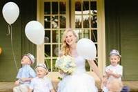 The bride with babies