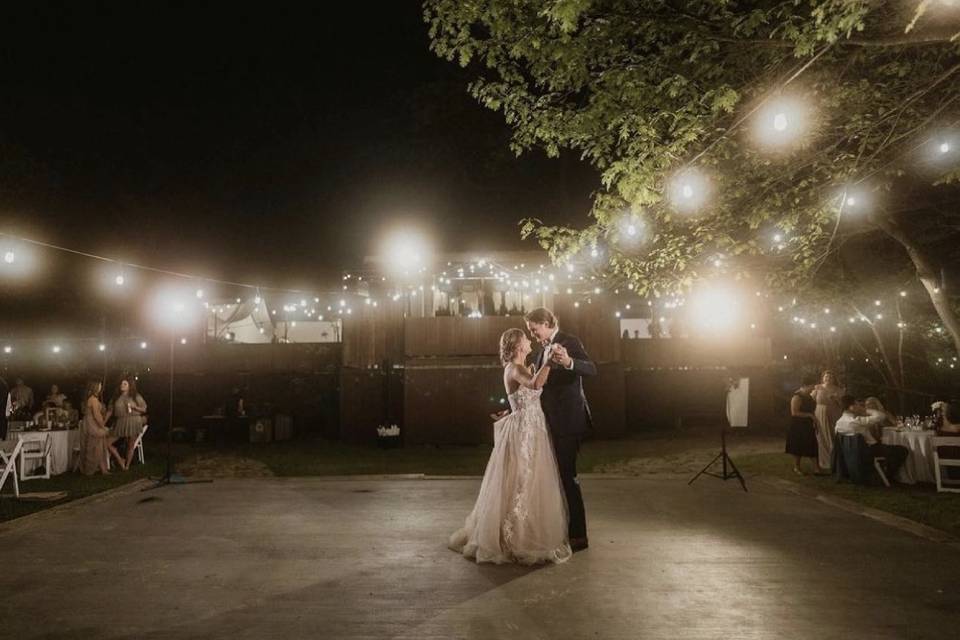 Outdoor dance floor