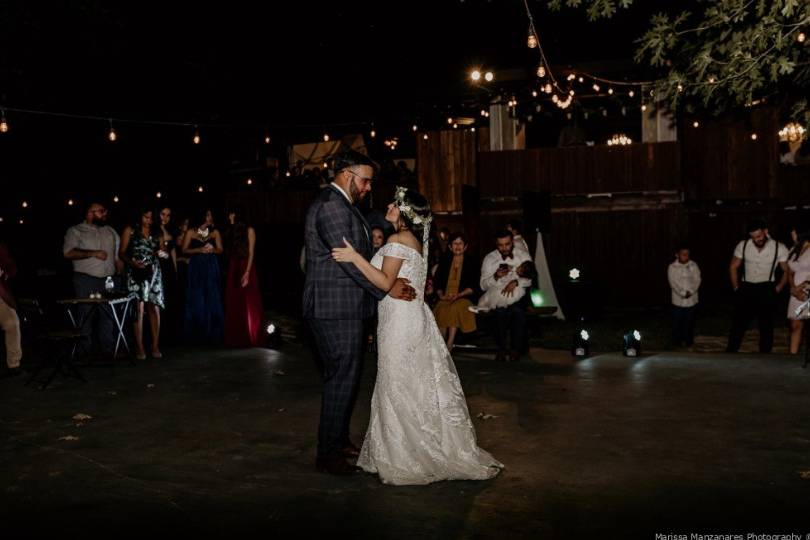 Outdoor dance floor