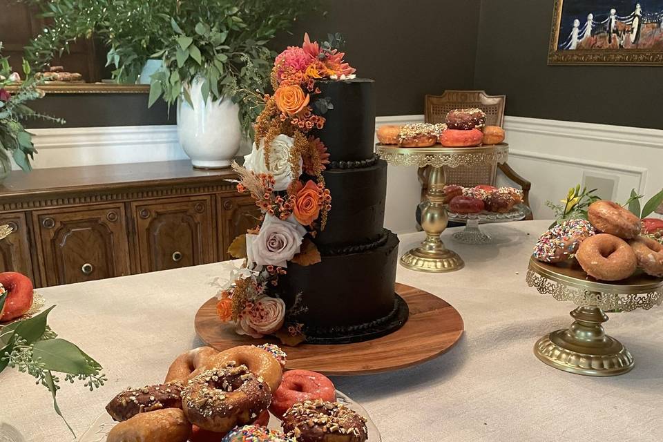 Fall wedding cake