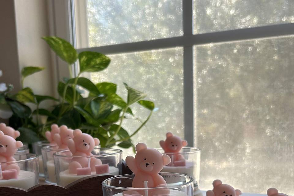 Bear Candle Favors