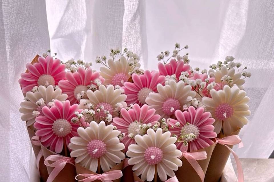 Flower Candle Favors