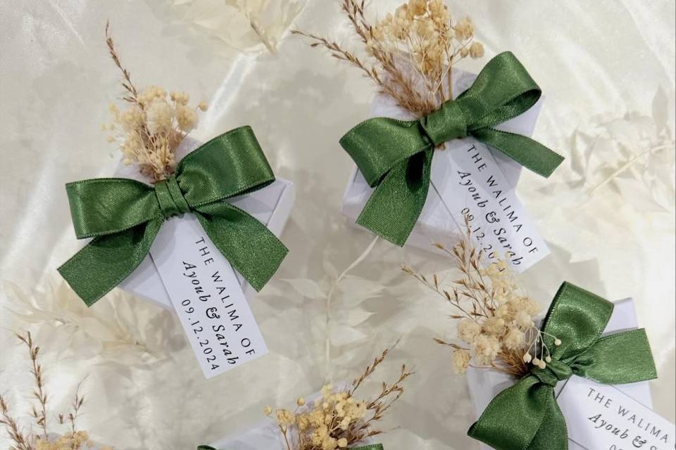 Flower Candle Favors