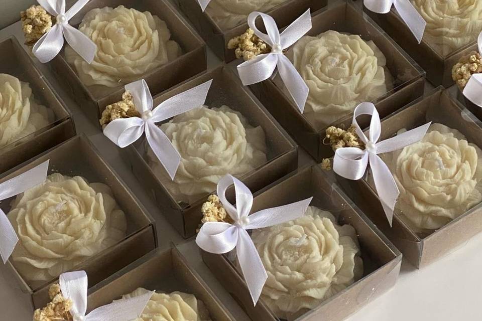 Peony Candle Favors