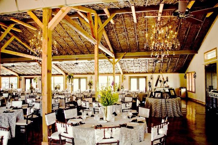 Rustic reception venue