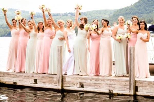 Bride & bridesmaids